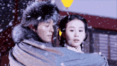 霍建華和劉詩詩觸發了“在雪地里舞動奇跡”的高級劇情