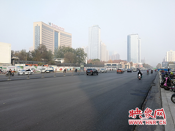 限行期間鄭州市區以往的擁堵道路通行順暢