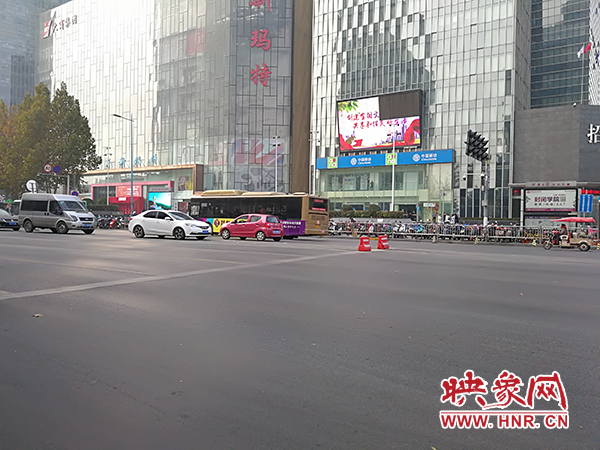 限行期間鄭州市區以往的擁堵道路通行順暢