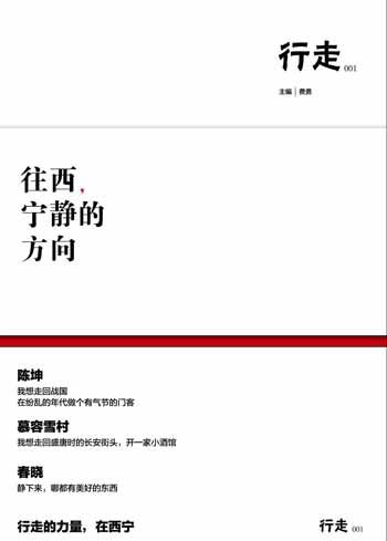 陳坤首次擔(dān)當(dāng)出品人的《往西，寧?kù)o的方向》
