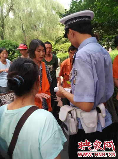 令人憤怒的是，這名老太太竟然報警說“她被環衛工打了”