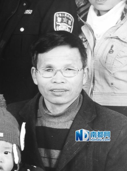 偷拍縣長收禮的萬載縣人汪冬根。　圖片由當事人家屬提供