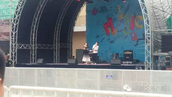 河南交通廣播主持人佳音、彎彎、朱浩都登上了優(yōu)放舞臺(tái)，優(yōu)放，交廣在這里！