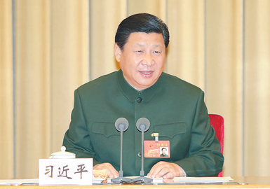 中央軍委改革工作會議11月24日至26日在京舉行。中共中央總書記、國家主席、中央軍委主席、中央軍委深化國防和軍隊改革領(lǐng)導(dǎo)小組組長習(xí)近平出席會議并發(fā)表重要講話。 新華社記者 李剛攝