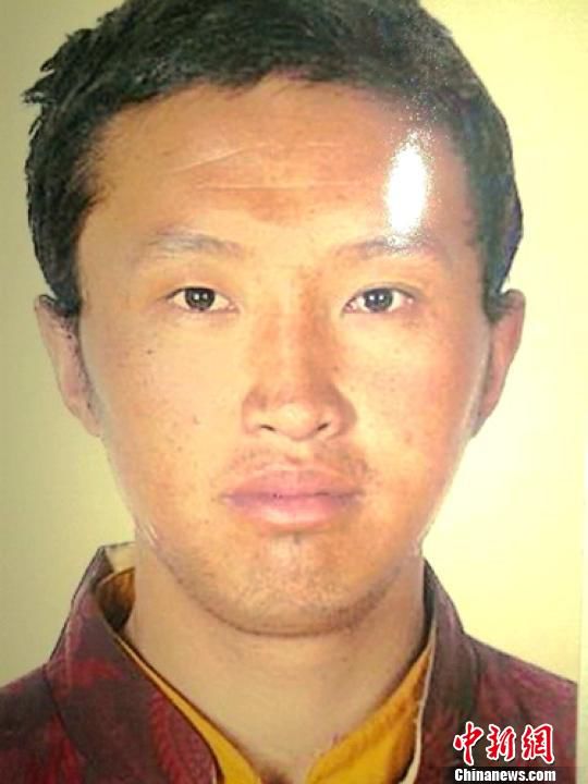 　畏罪潛逃的犯罪嫌疑人血呷。　警方提供　攝