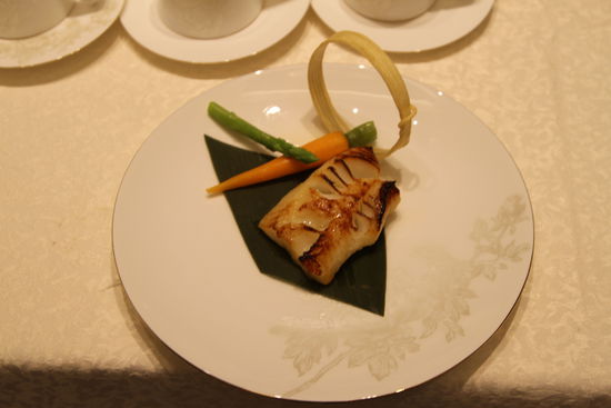 香烤銀鱈魚。 花惠生 供圖