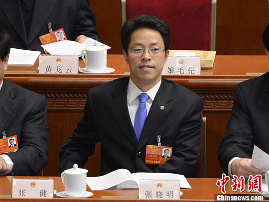 資料圖：香港中聯辦主任張曉明。中新社發 廖攀 攝