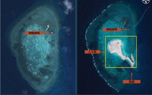 日媒：美國無力應對北京南海造陸 中國試探成功