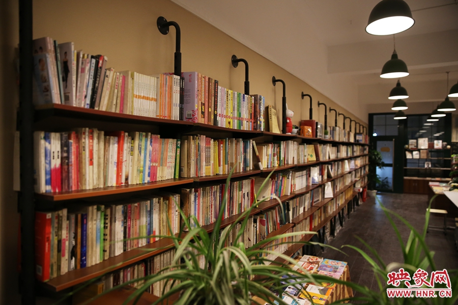 書店內的裝飾。